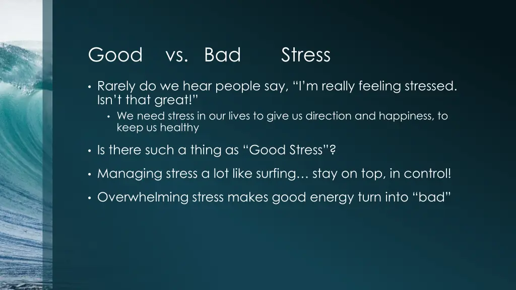 good vs bad