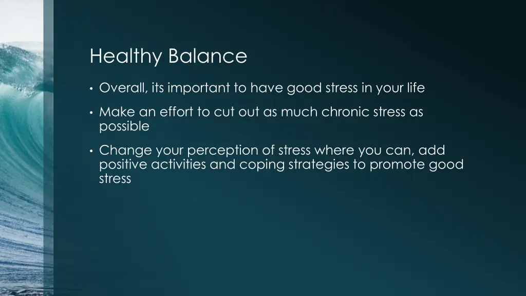 healthy balance