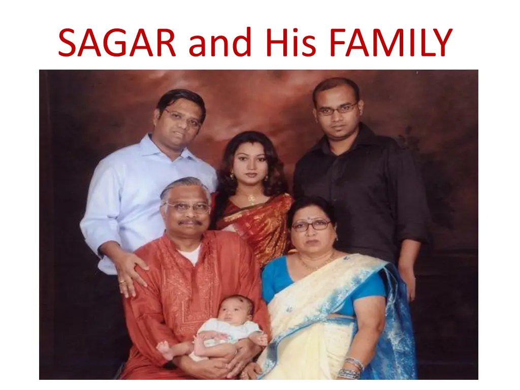 sagar and his family