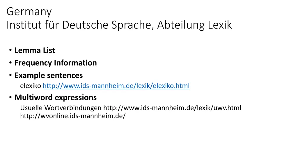 germany institut f r deutsche sprache abteilung