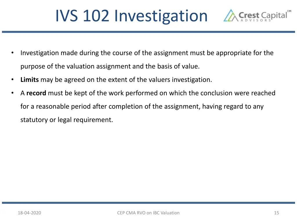 ivs 102 investigation