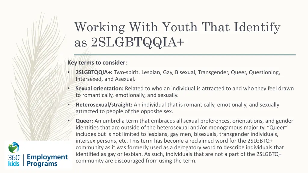 working with youth that identify as 2slgbtqqia 1