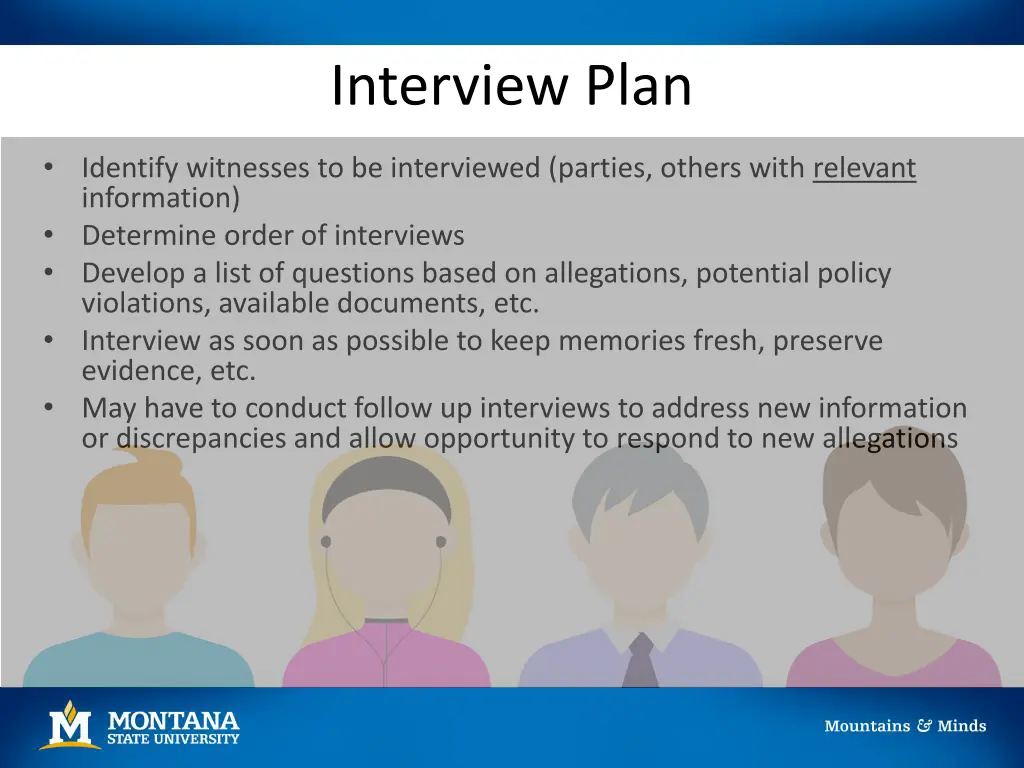 interview plan