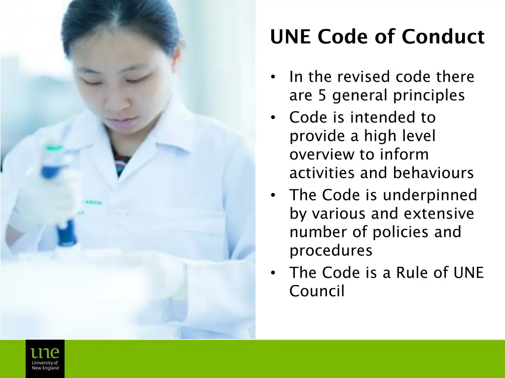 une code of conduct 1