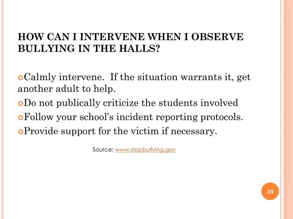 how can i intervene when i observe bullying 3