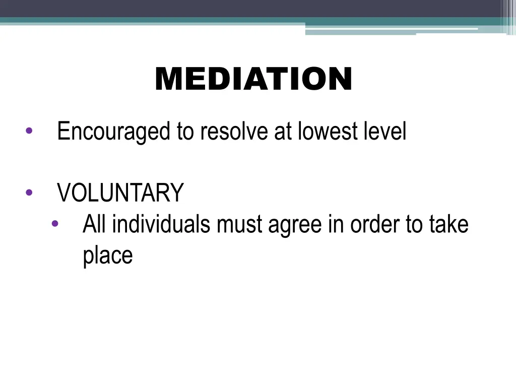 mediation