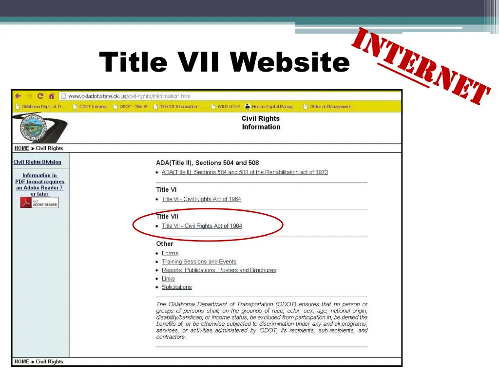 title vii website 1