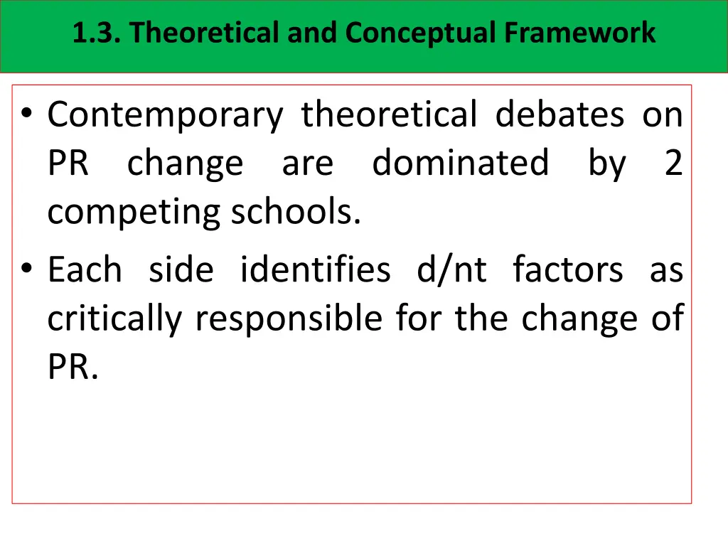 1 3 theoretical and conceptual framework