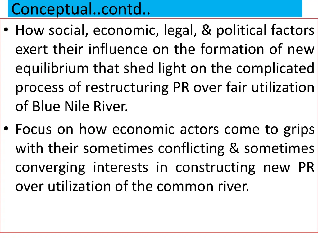 conceptual contd how social economic legal