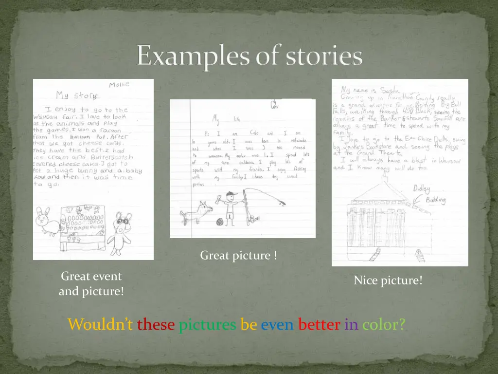 examples of stories