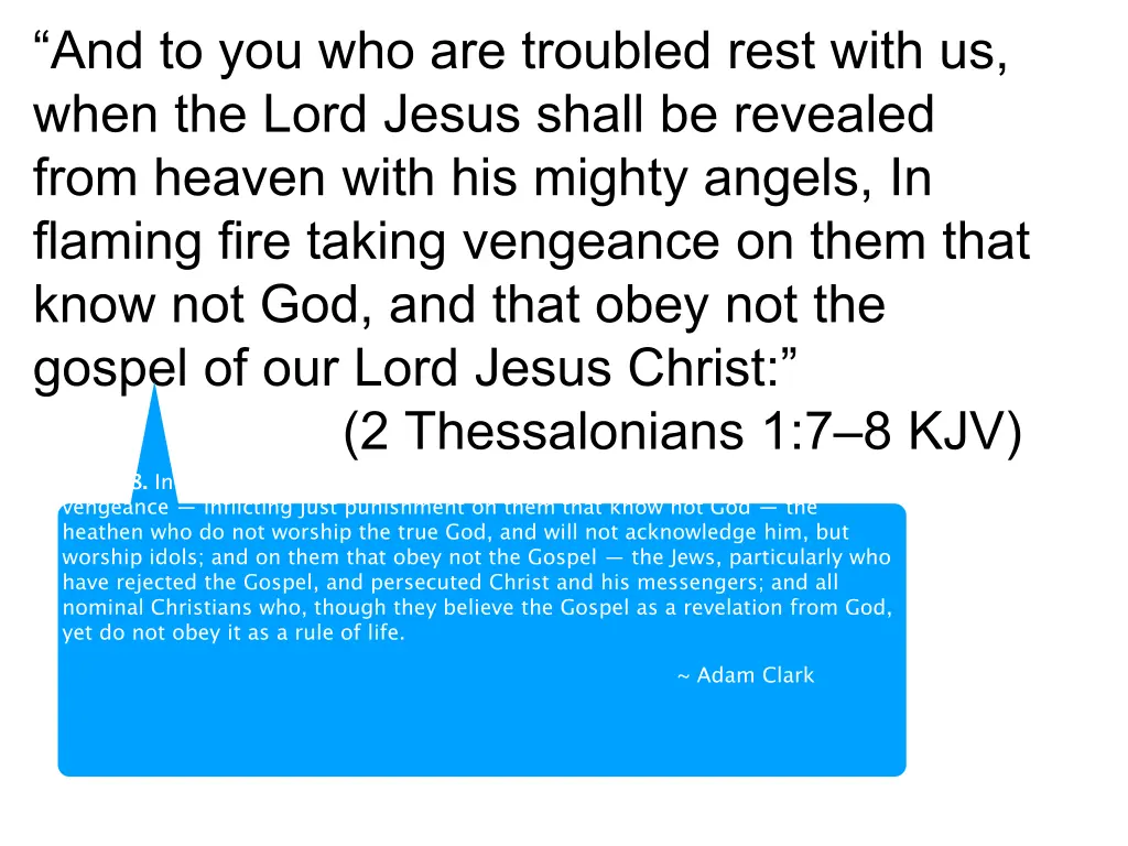 and to you who are troubled rest with us when