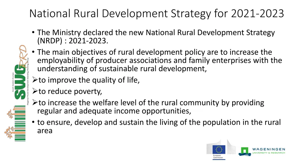 national rural development strategy for 2021 2023