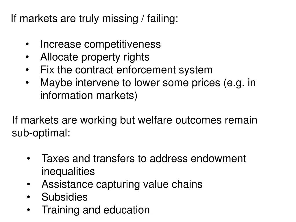 if markets are truly missing failing 1