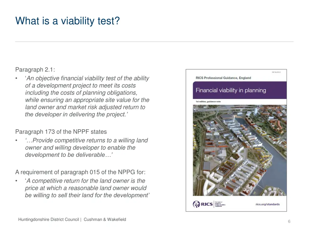 what is a viability test