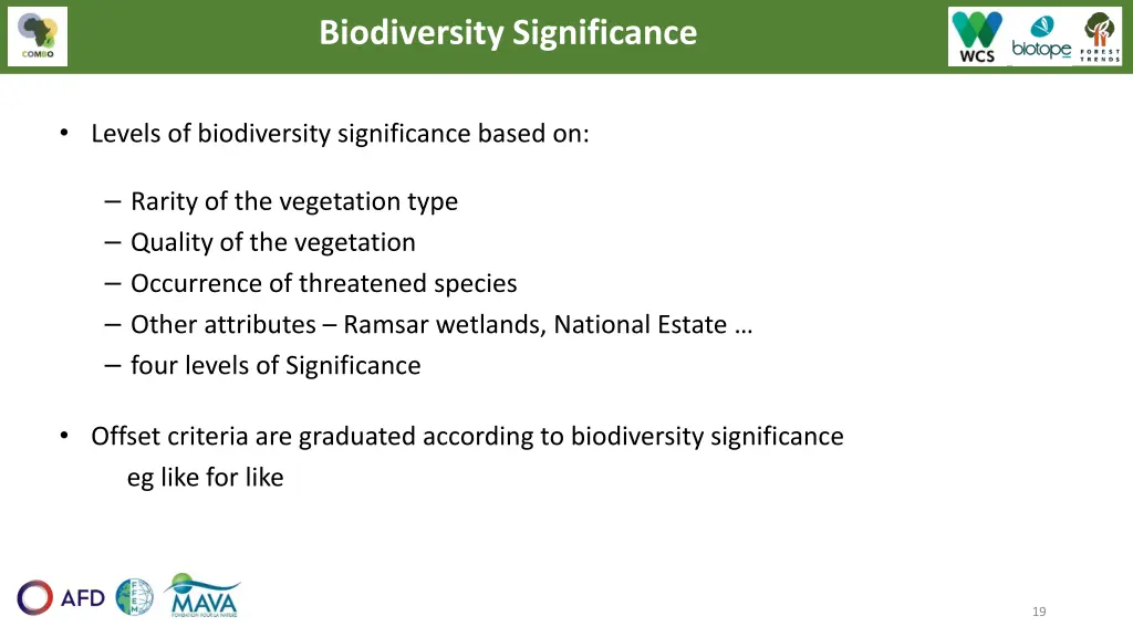 biodiversity significance