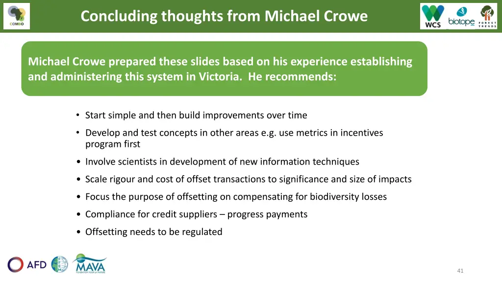 concluding thoughts from michael crowe