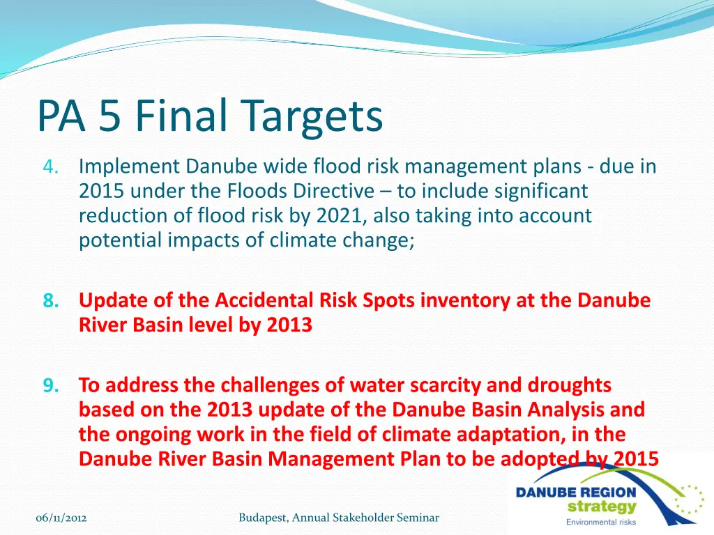 pa 5 final targets