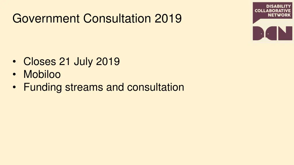 government consultation 2019 1