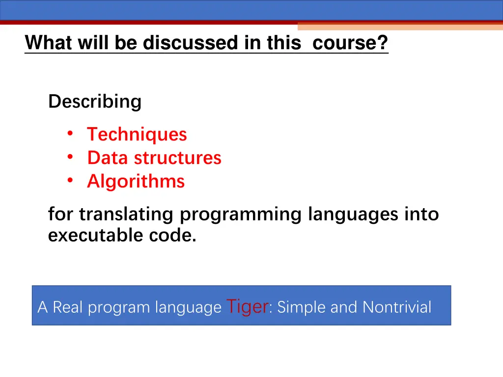 what will be discussed in this course