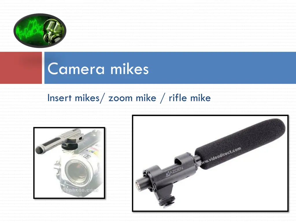 camera mikes