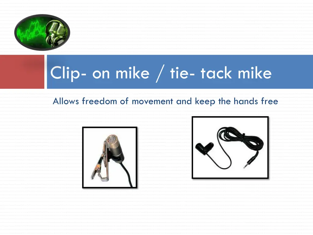 clip on mike tie tack mike