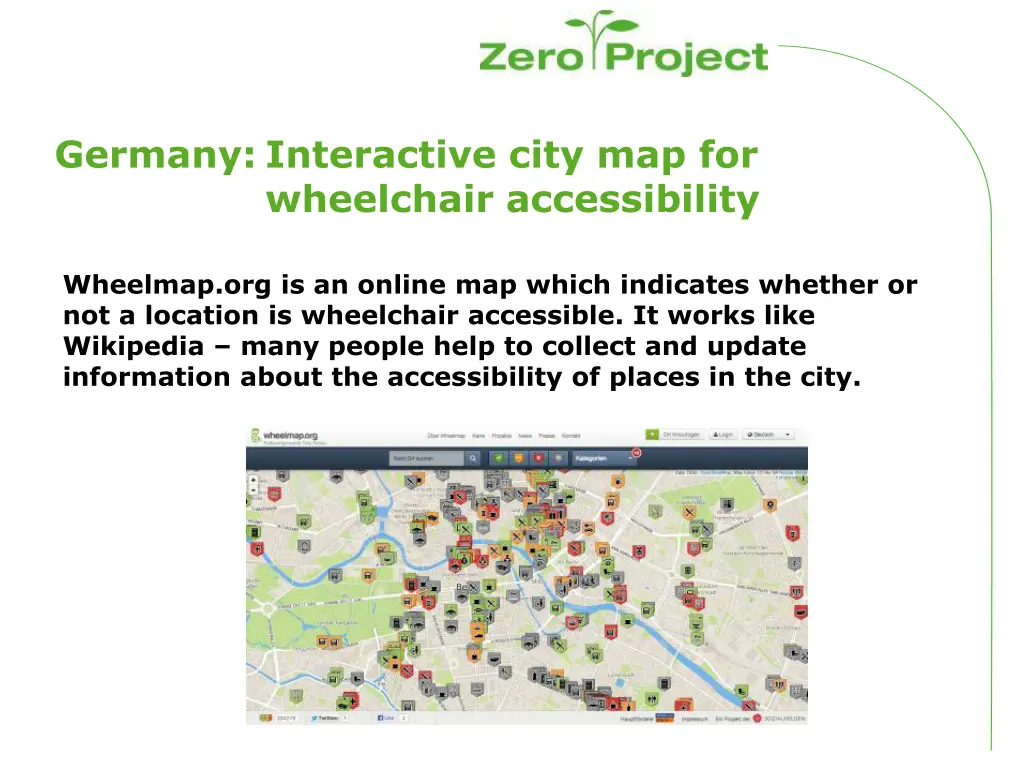 germany interactive city map for wheelchair