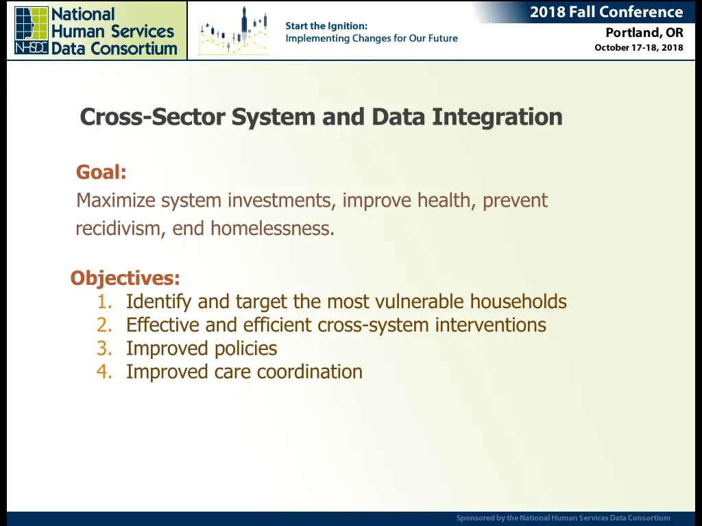 cross sector system and data integration