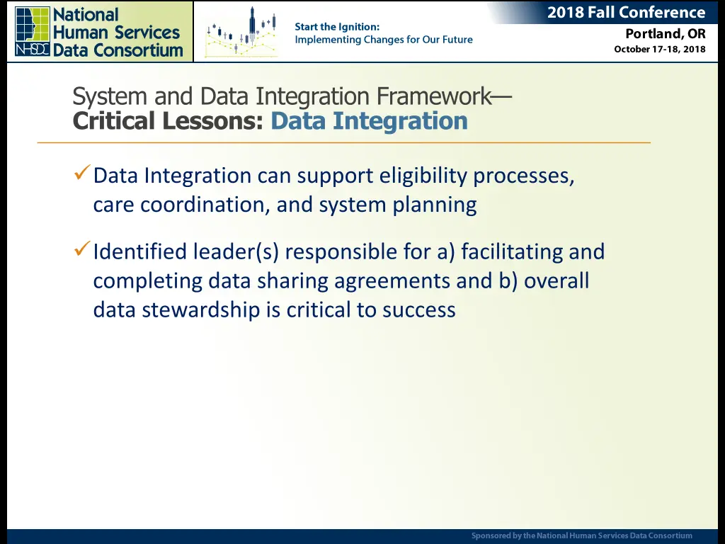 system and data integration framework critical 1