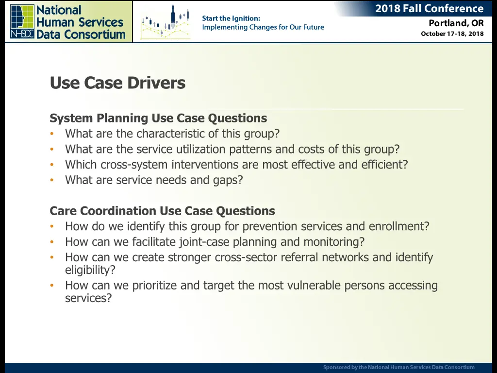 use case drivers