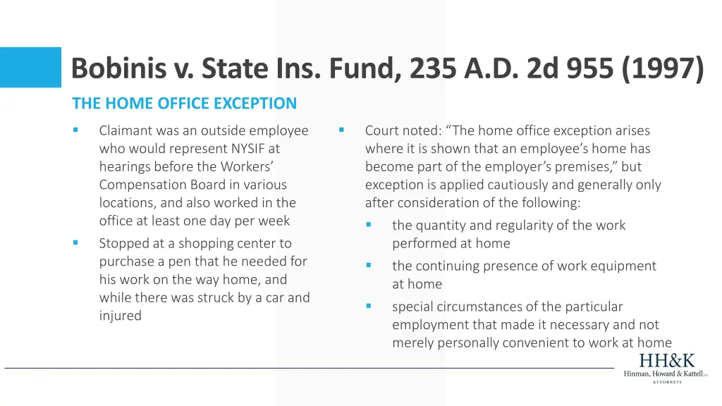 bobinis v state ins fund 235 a d 2d 955 1997