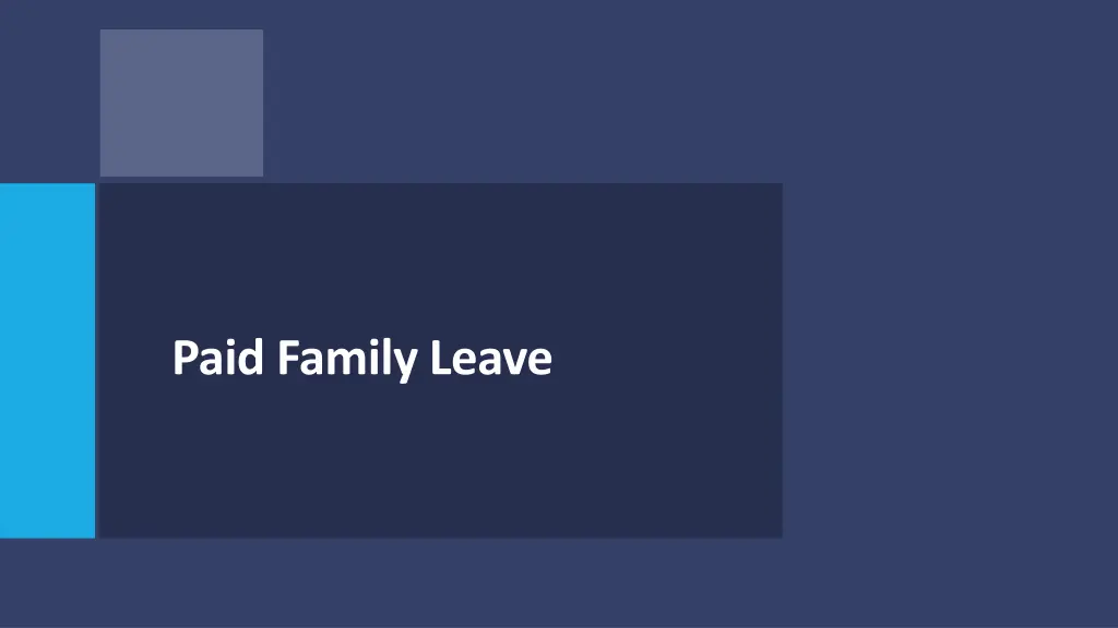 paid family leave