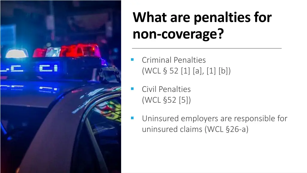 what are penalties for non coverage