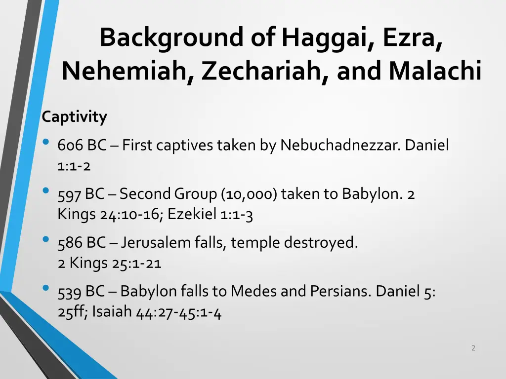 background of haggai ezra nehemiah zechariah