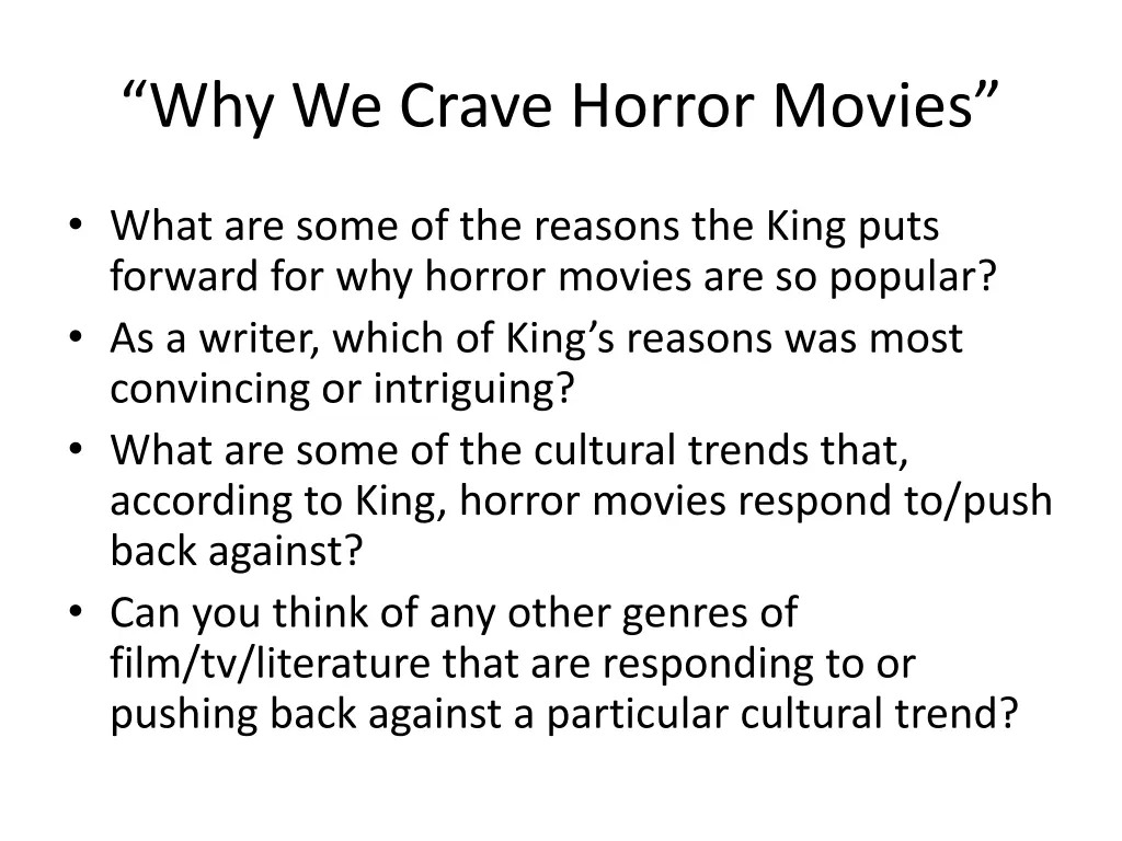 why we crave horror movies 1