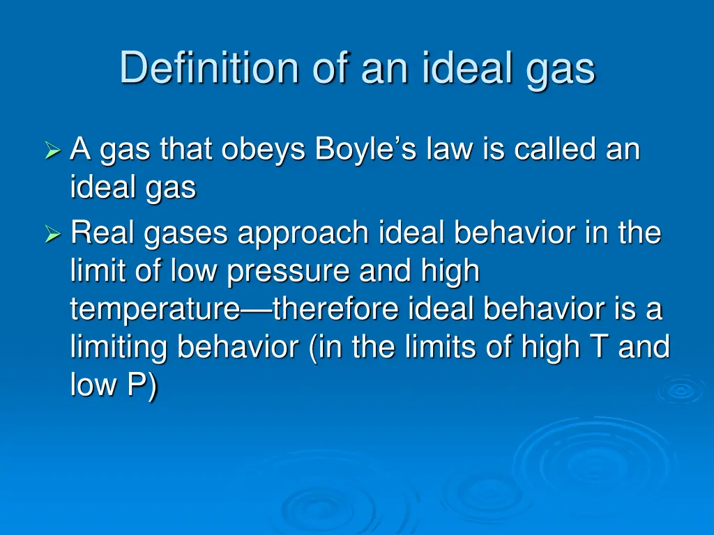 definition of an ideal gas