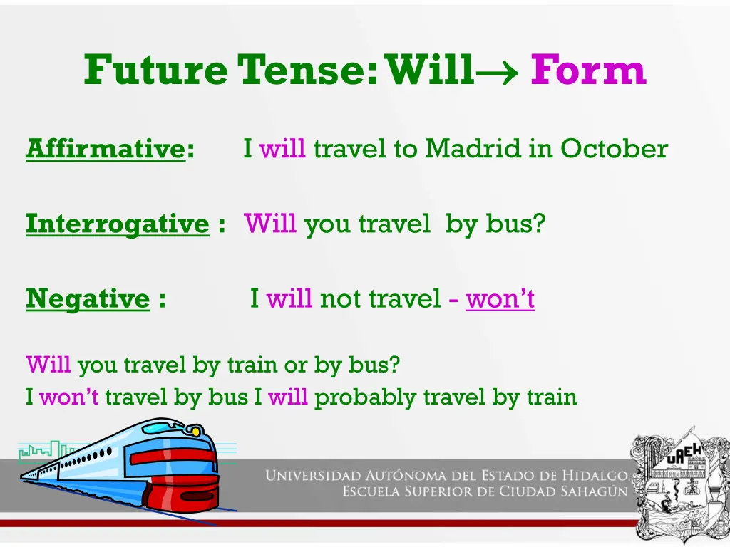 future tense will