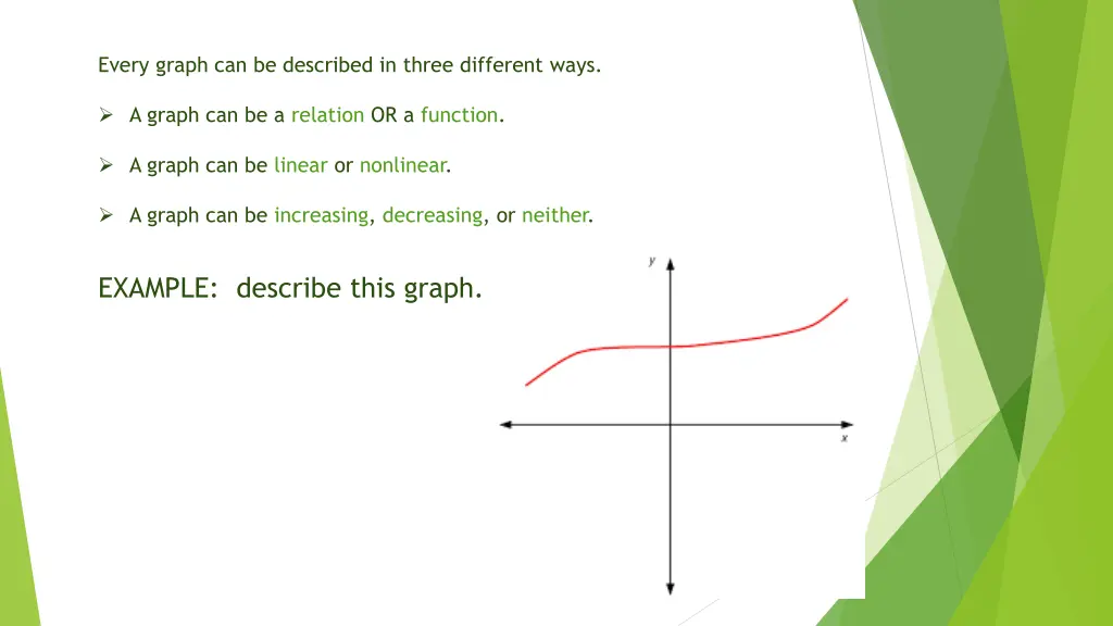 every graph can be described in three different