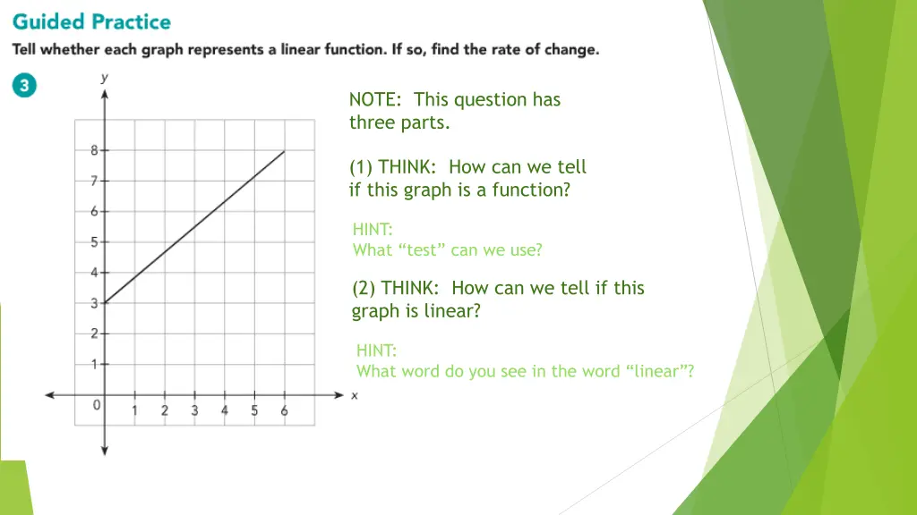 note this question has three parts