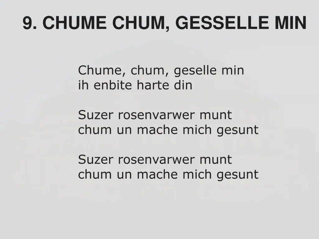 9 chume chum gesselle min