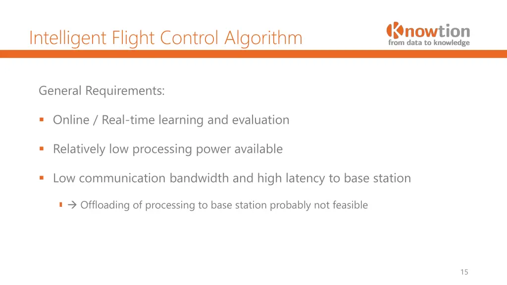 intelligent flight control algorithm