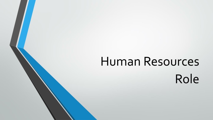 human resources