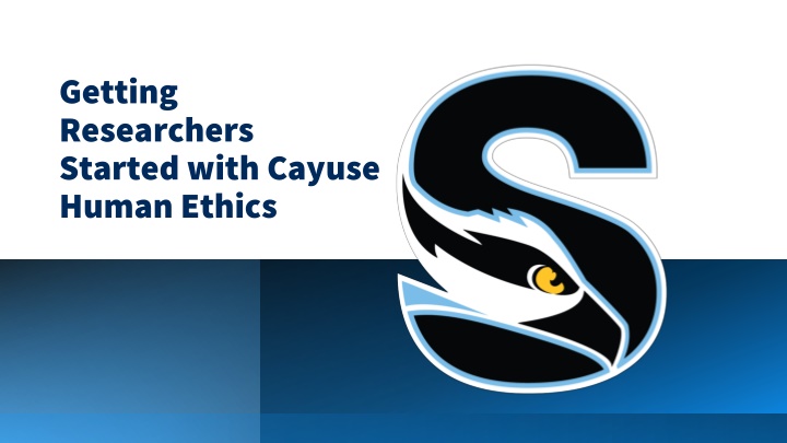 getting researchers started with cayuse human