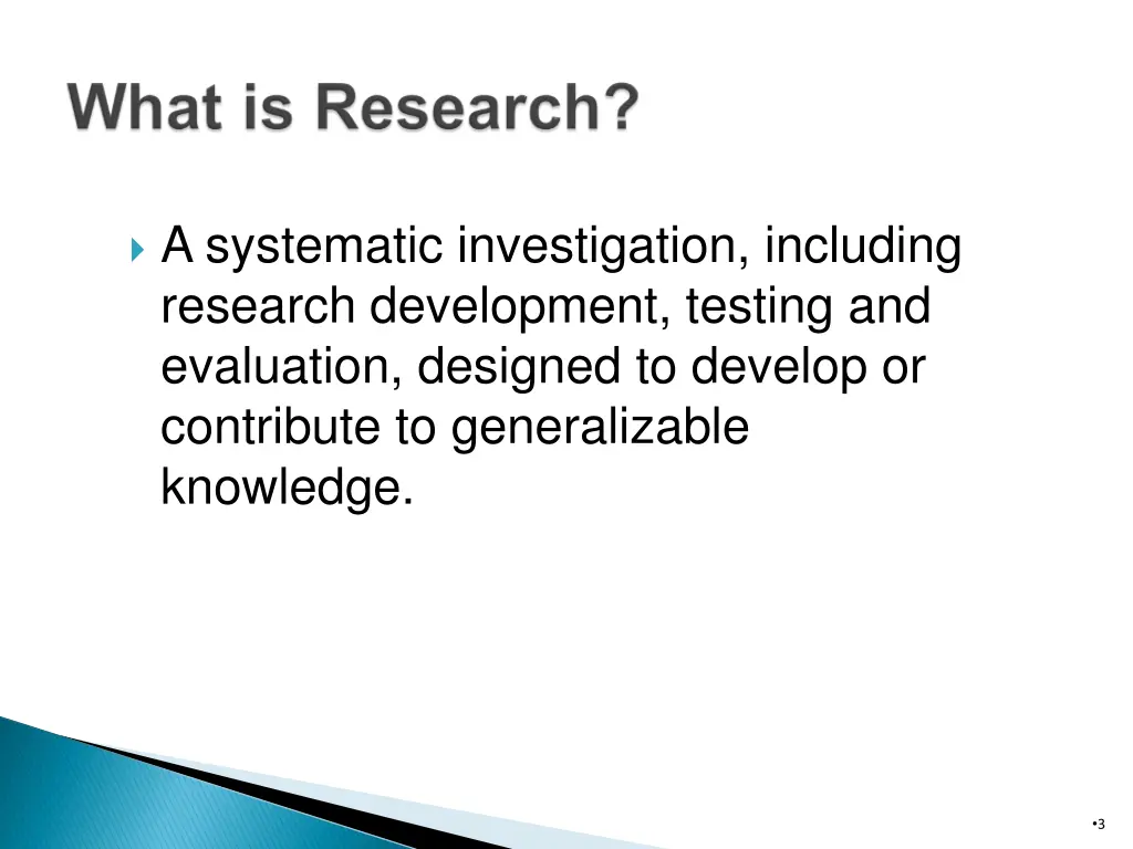 a systematic investigation including research