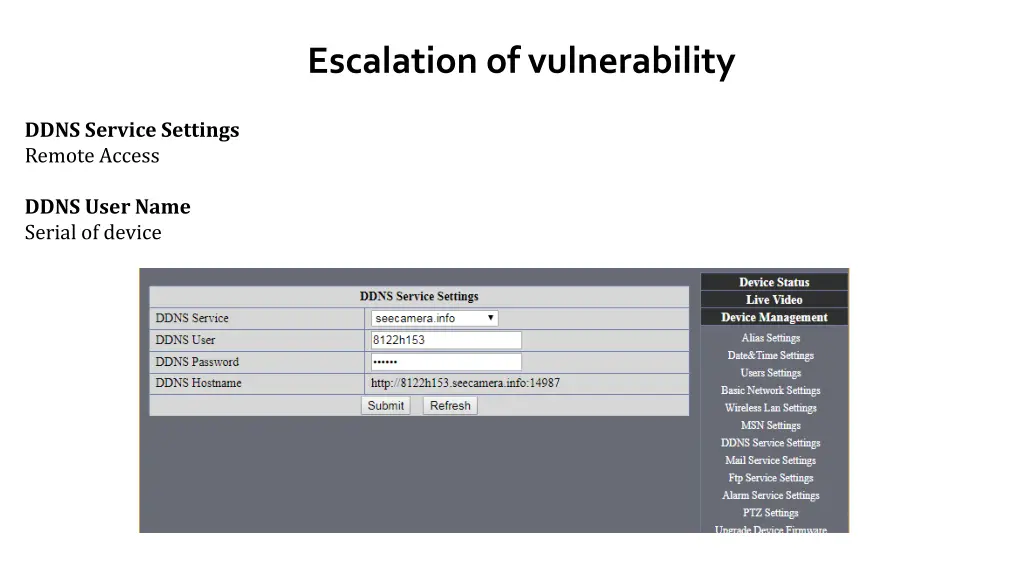 escalation of vulnerability 1