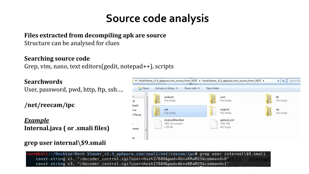 source code analysis