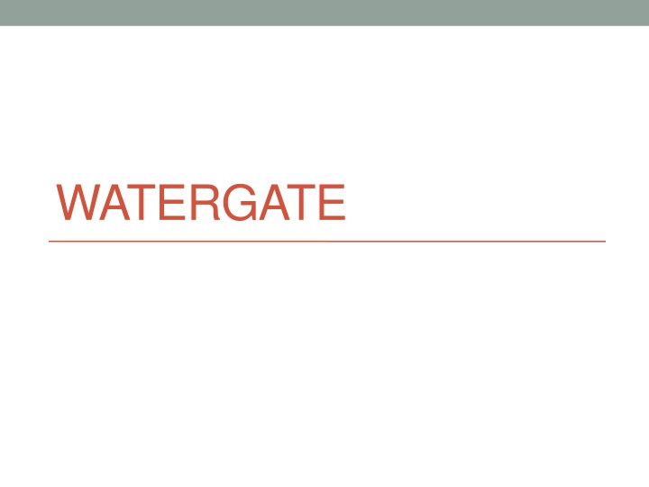 watergate