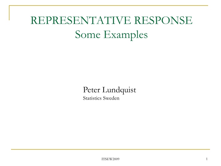 representative response some examples