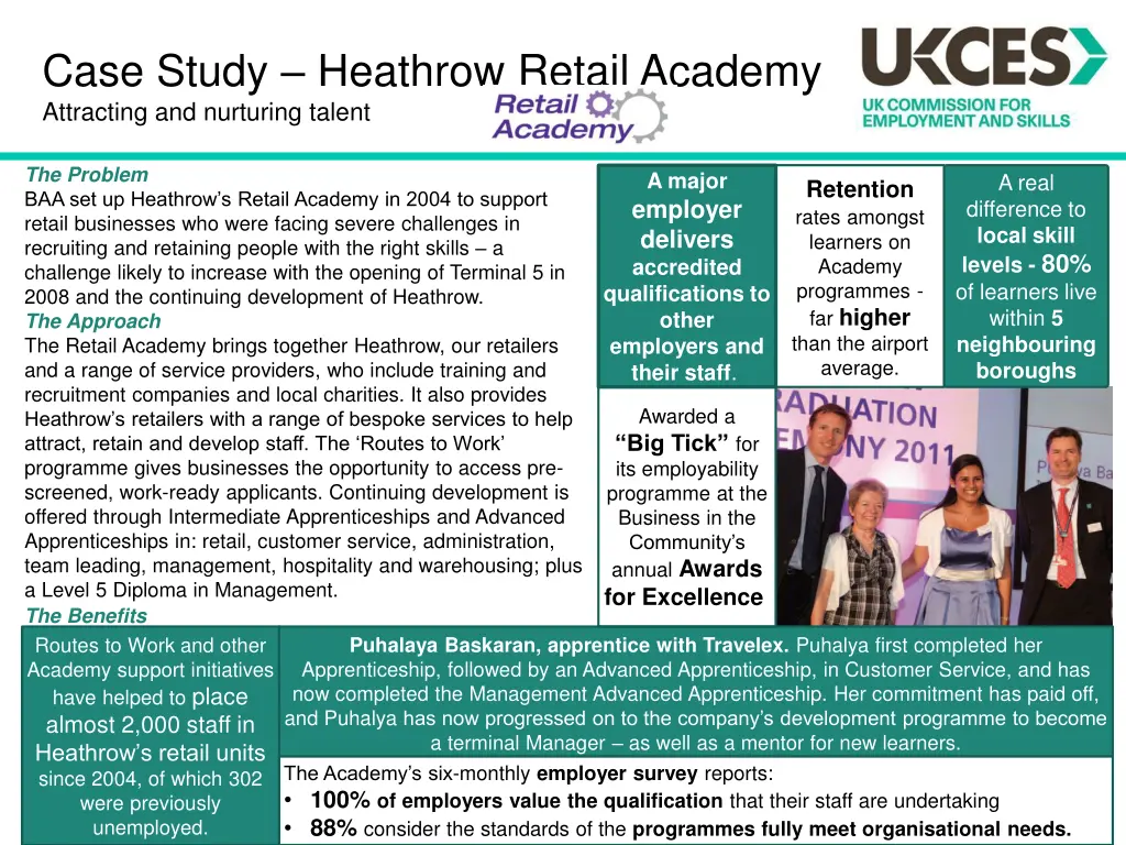 case study heathrow retail academy attracting