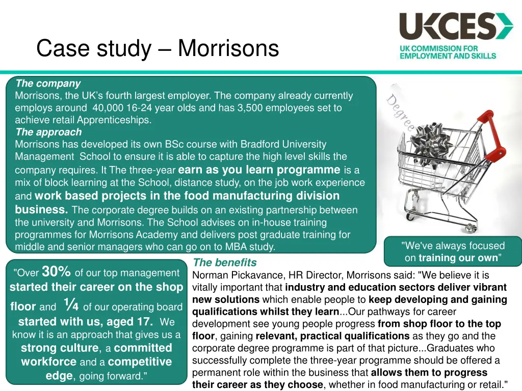 case study morrisons