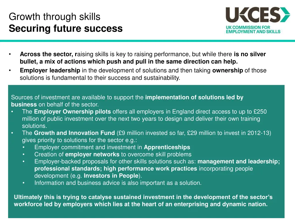 growth through skills securing future success